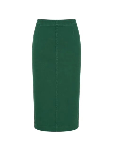 Nº21 falda midi vaquera con cremallera