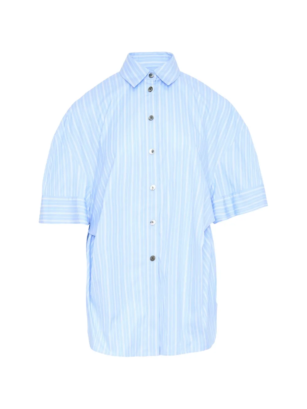 Enföld striped 3D short-sleeve shirt - Blau