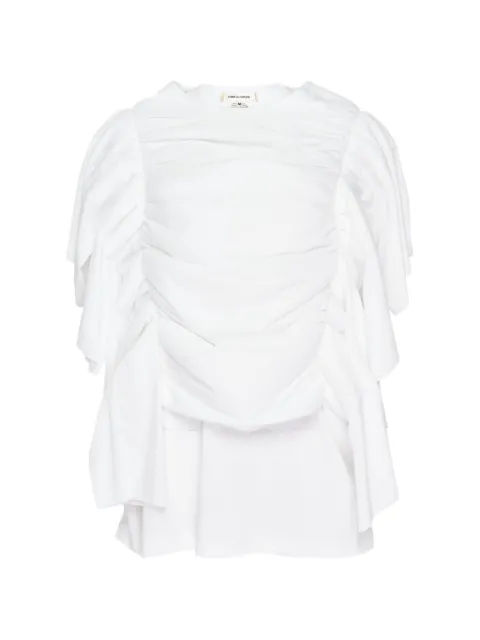 Comme Des Garçons draped gathered blouse