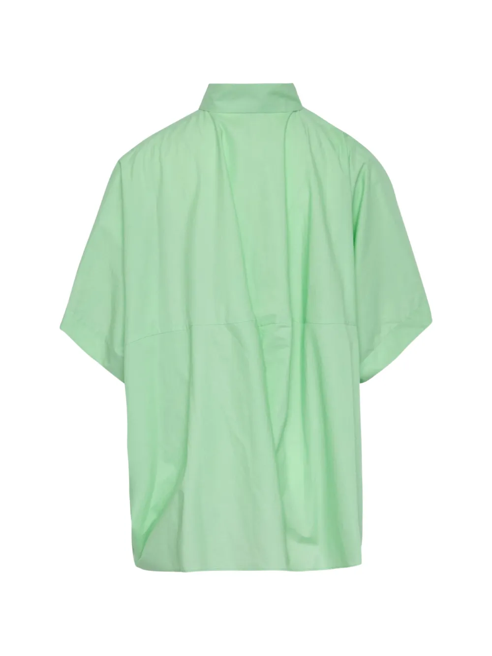 Enföld Gedrapeerde Hexagon blouse Groen