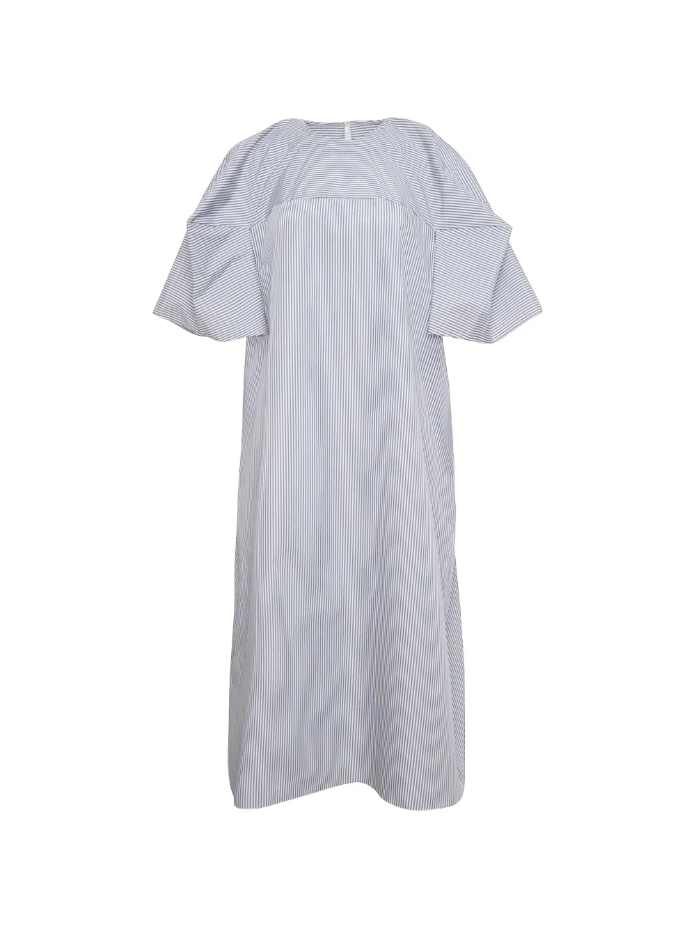 Enföld striped ruffle-sleeve maxi dress