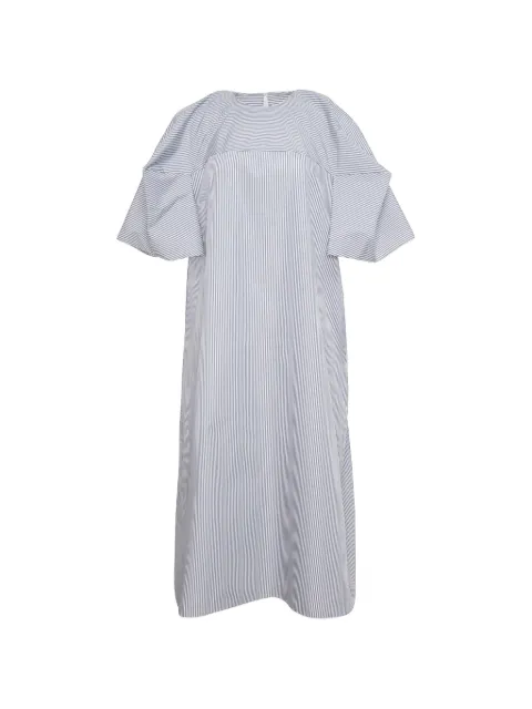 Enföld striped ruffle-sleeve maxi dress