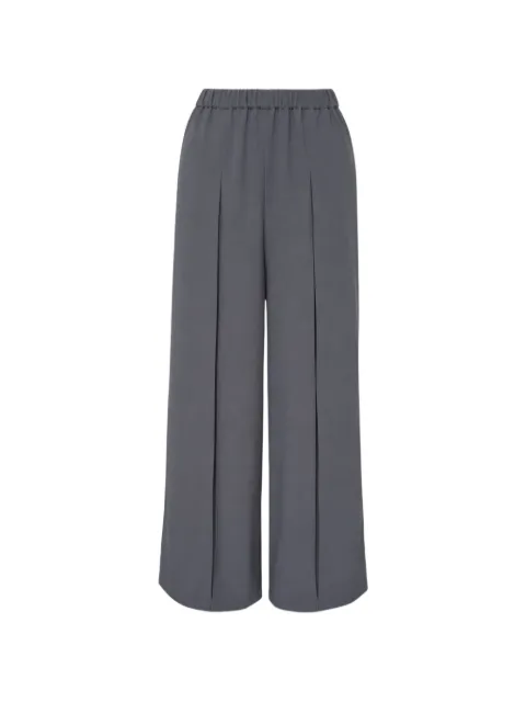 Enföld box-pleated wide-leg trousers