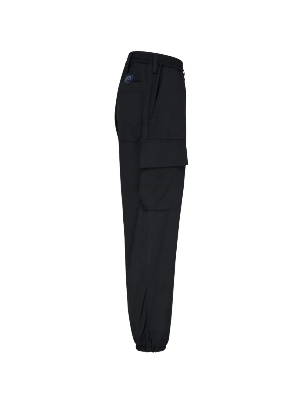 Yohji Yamamoto Cargo broek met klepzak Zwart
