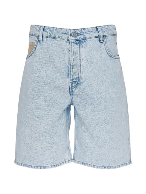 Drôle De Monsieur light-wash denim shorts