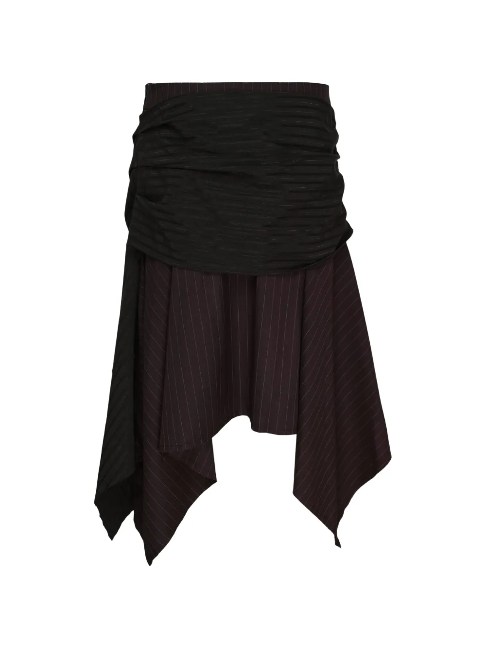 Andersson Bell Sue asymmetrische mini-rok Zwart