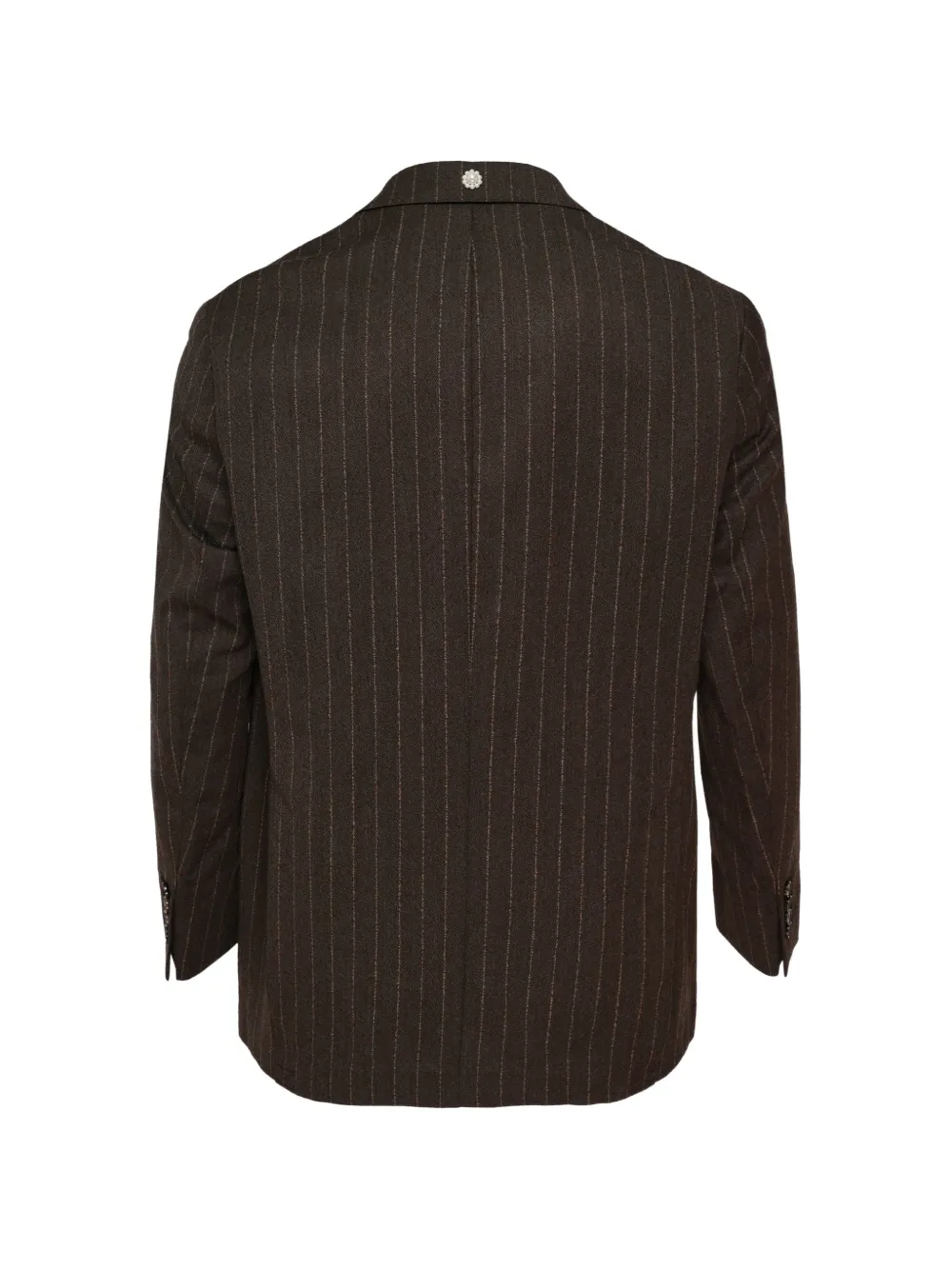 Simone Rocha Double-breasted Pinstripe Jacket in Brown, view 2