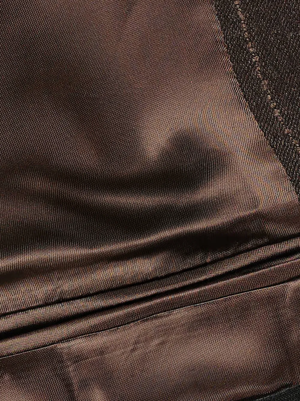 Simone Rocha Double-breasted Pinstripe Jacket in Brown, view 3