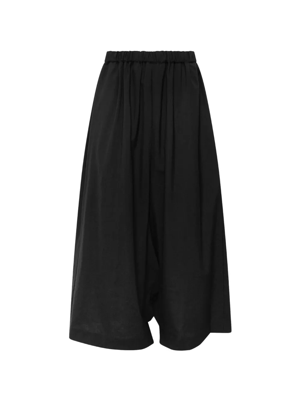 Comme Des Garçons elasticated wide-leg trousers Zwart