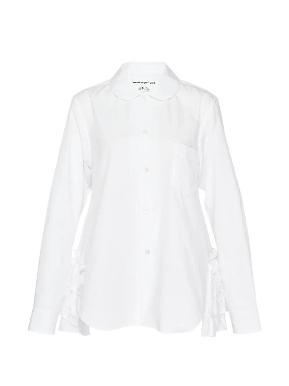 Comme Des Garçons Girl ruffled cotton shirt