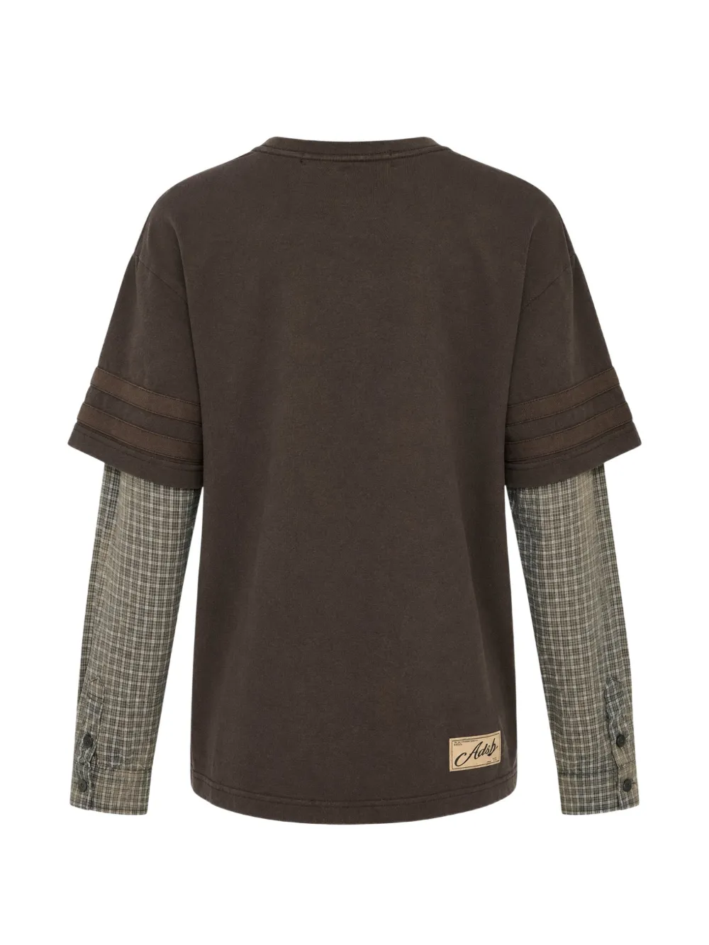 Andersson Bell T-shirt met gelaagde mouwen en grafische print Zwart