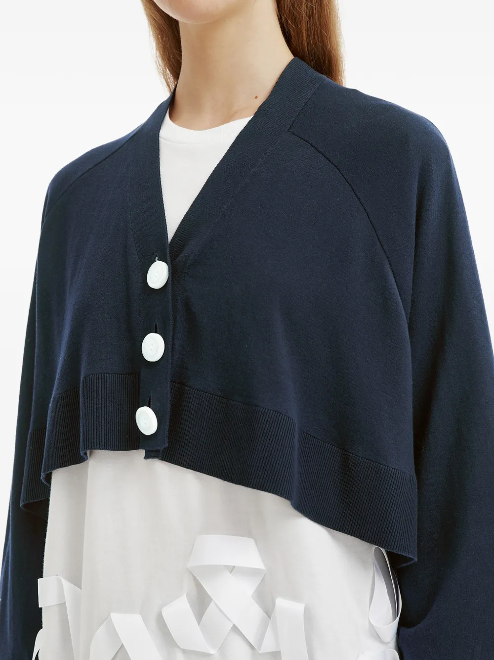 Enföld Umbrella cropped vest Blauw