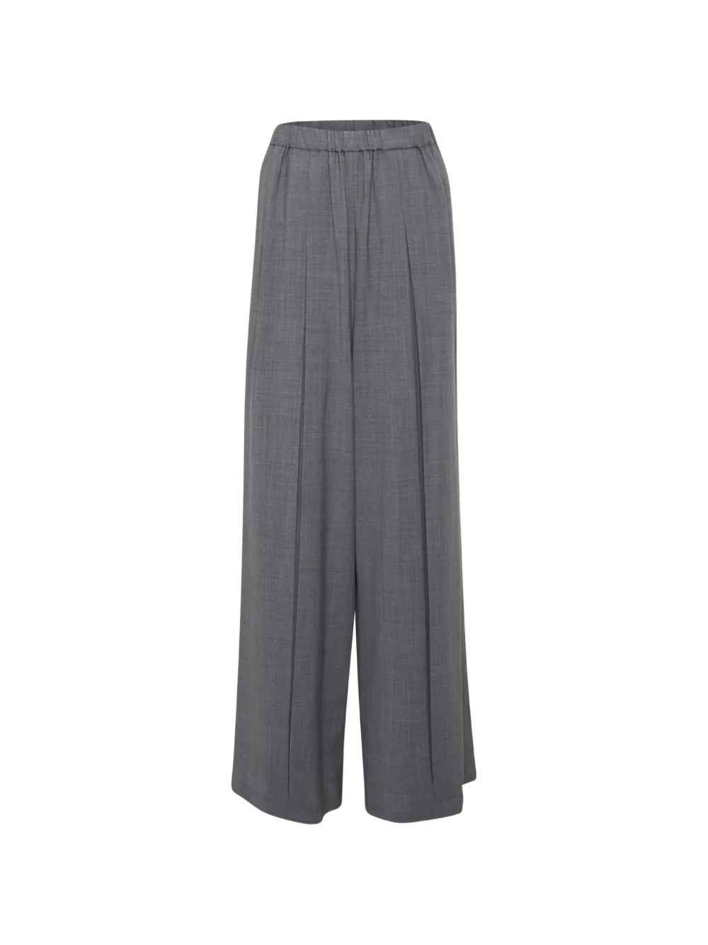 Enföld box-pleated wide-leg trousers