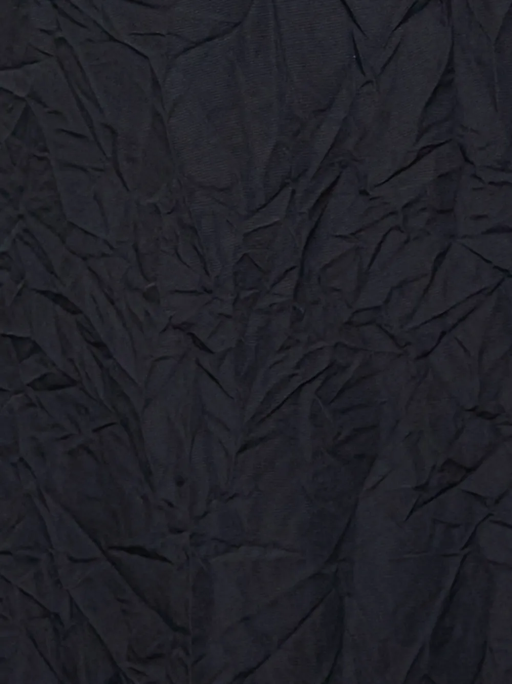 Enföld crinkled wide-leg trousers Zwart