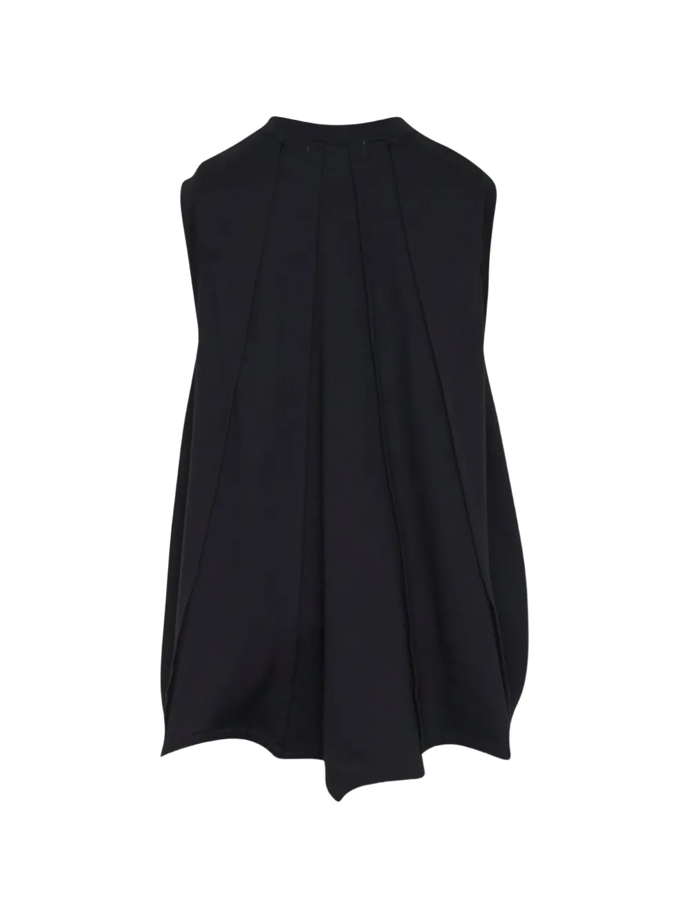 Enföld Umbrella geplooide tanktop Zwart
