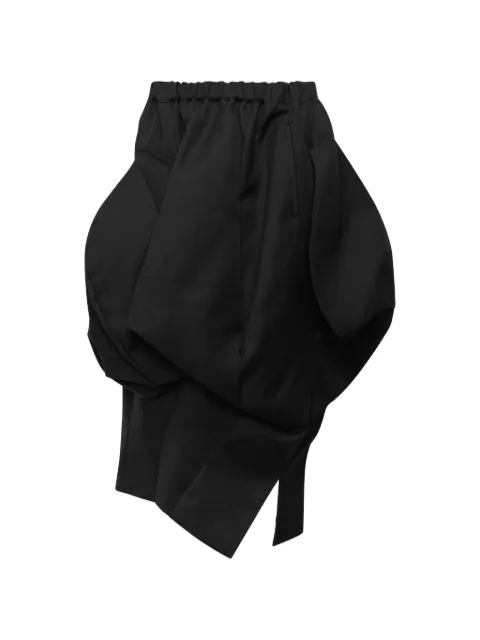 Comme Des Garçons sculptural cocoon midi skirt