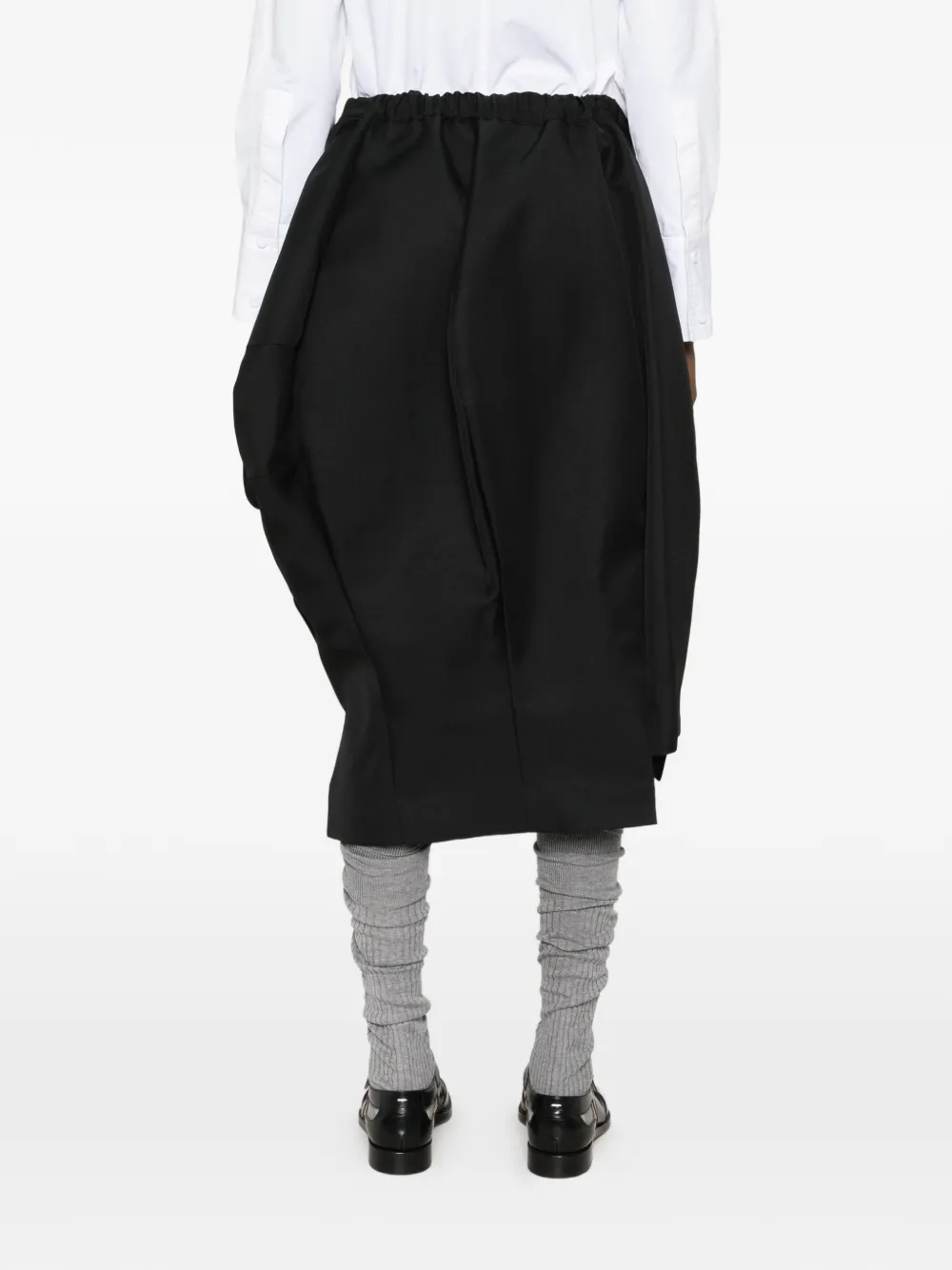 Comme Des Garçons Sculptural Cocoon midi-rok Zwart