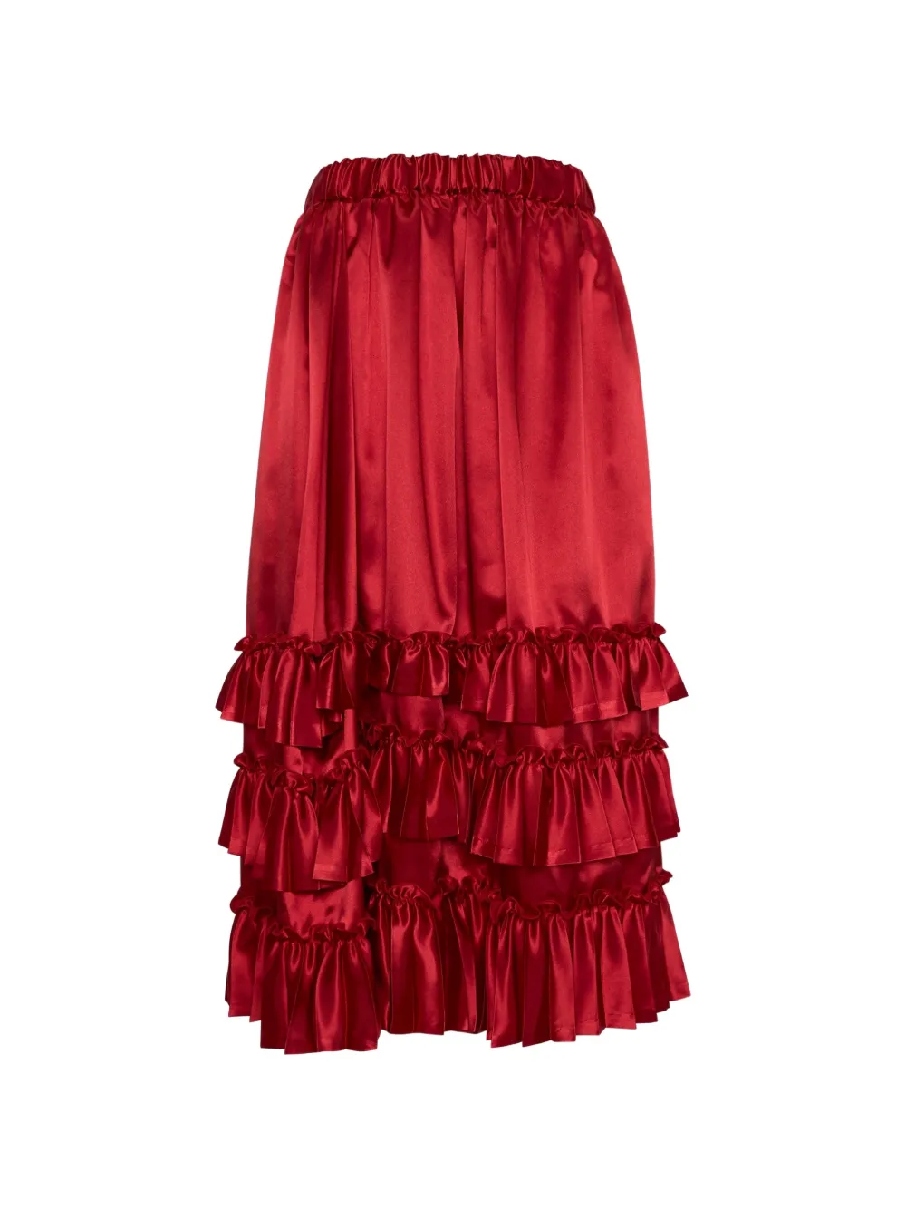 Noir Kei Ninomiya ruffled elasticated-waist maxi skirt