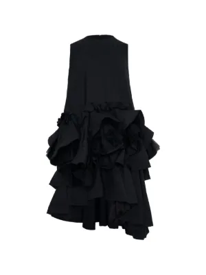Noir Kei Ninomiya ラッフル ドレス | ブラック | FARFETCH JP