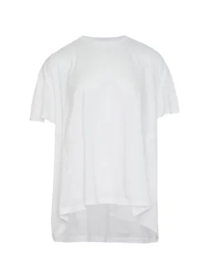 Comme Des Garçons Shirt アシンメトリージップ Tシャツ | ホワイト