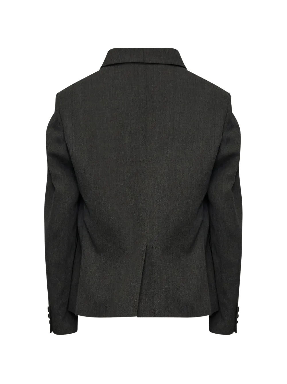 Comme Des Garçons Comme Des Garçons Getailleerde blazer met gespkraag Grijs