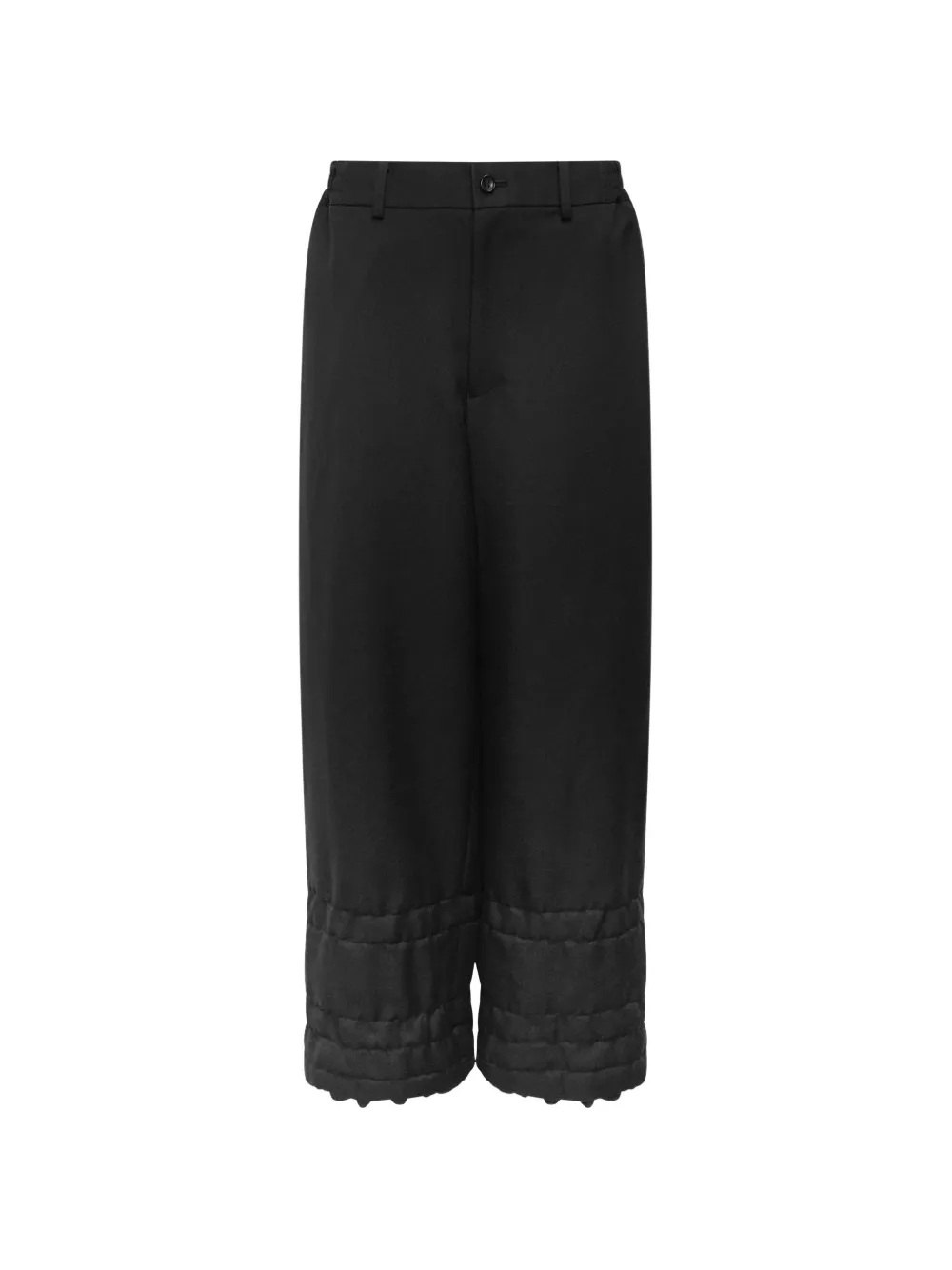 Comme Des Garçons Comme Des Garçons ruffled wide-leg trousers - Schwarz