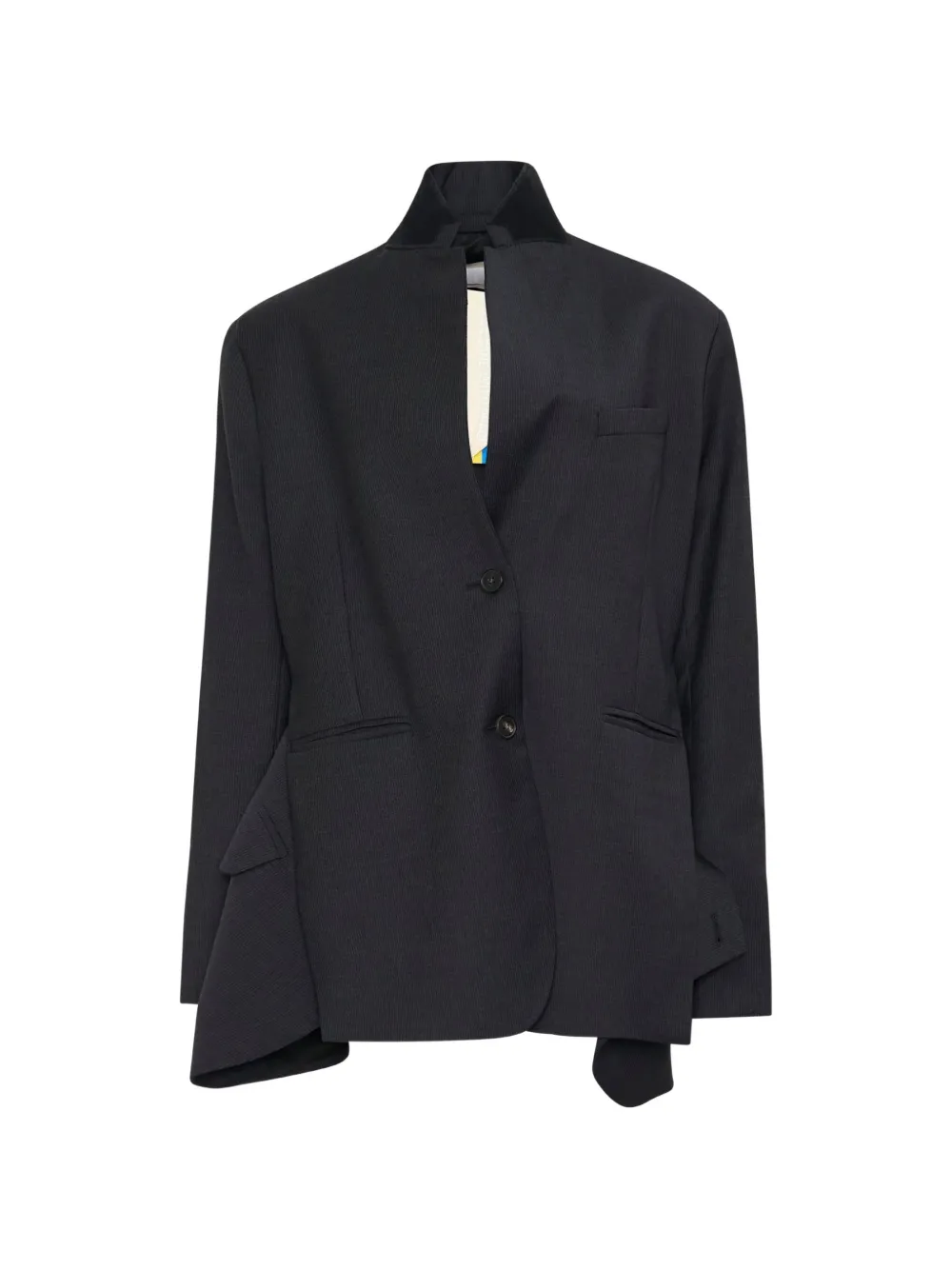 LITKOVSKA tailored peplum blazer - Schwarz