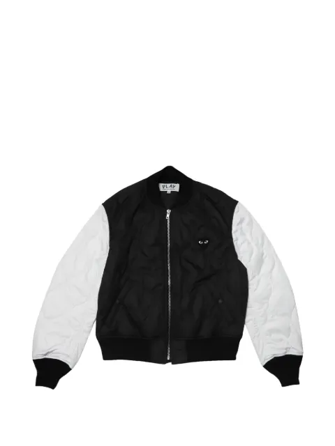 Comme Des Garçons Play quilted heart-print bomber jacket