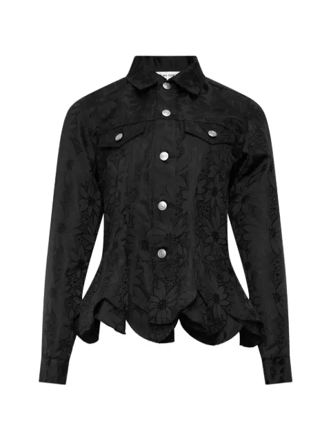 Comme Des Garçons Comme Des Garçons floral-jacquard layered jacket