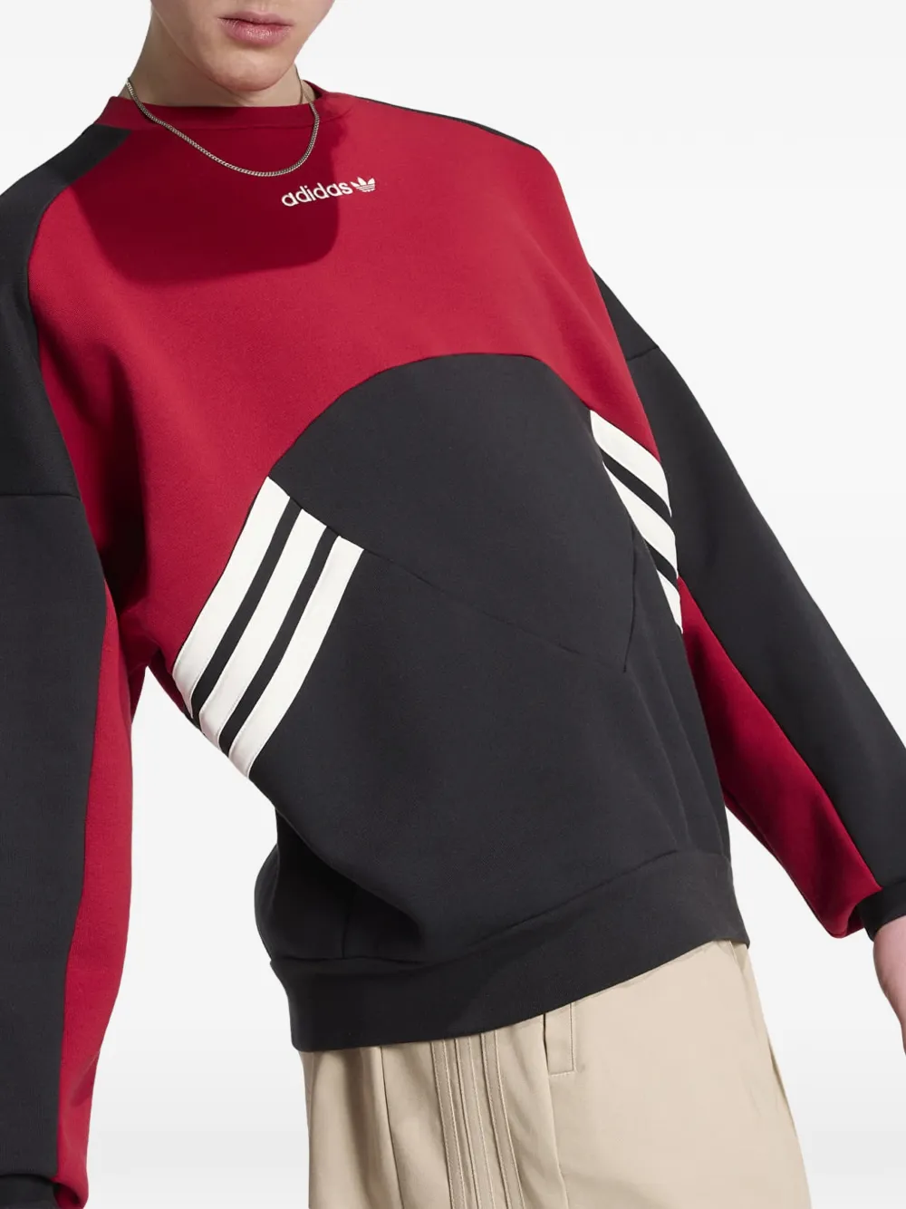 adidas Cutline crew-neck sweater Zwart