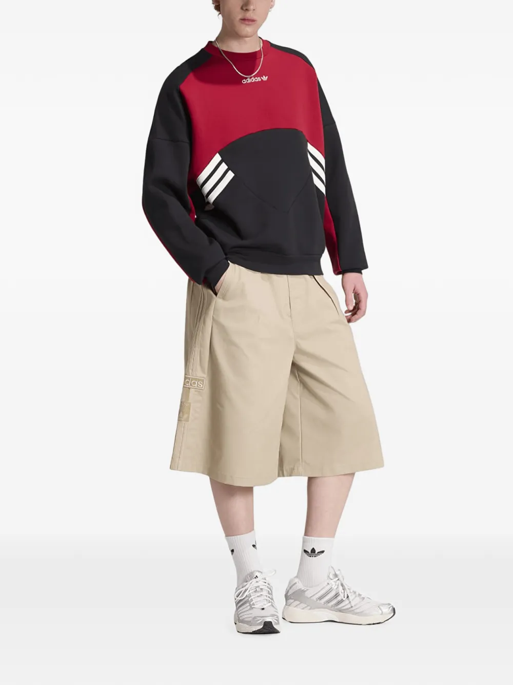 adidas Cutline crew-neck sweater Zwart