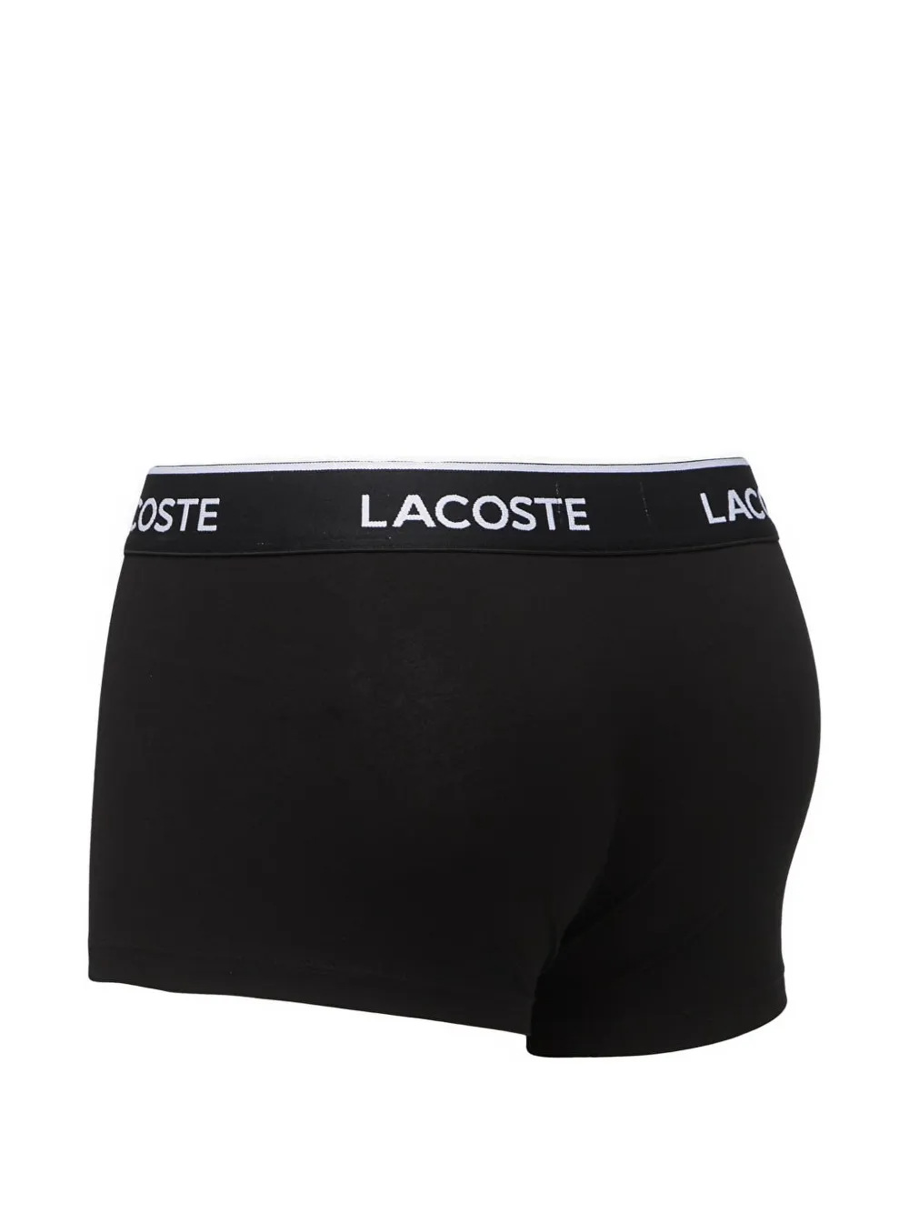 Lacoste logo-waistband trunks (set of five) - Nero