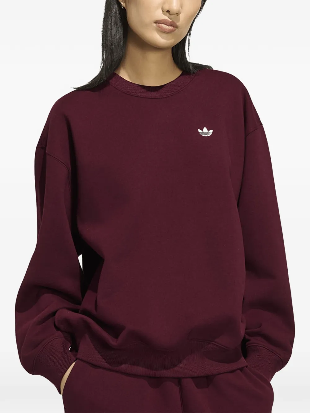 adidas Essentials crew-neck sweatshirt - Rosso