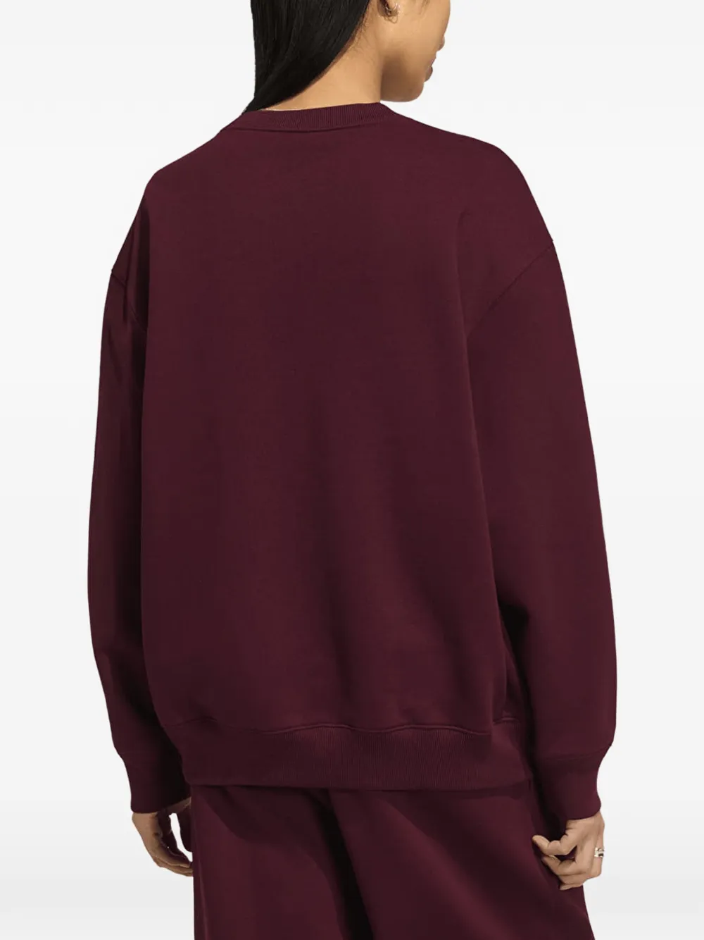 adidas Essentials crew-neck sweatshirt Rood