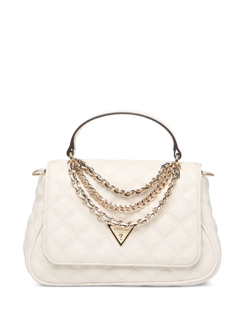GUESS USA Giully quilted chain-detail tote bag - Toni neutri