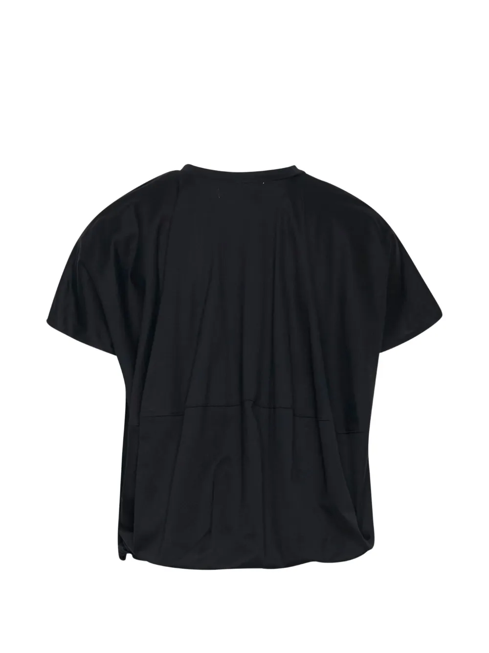 Enföld Ball pleat-detail T-shirt Zwart