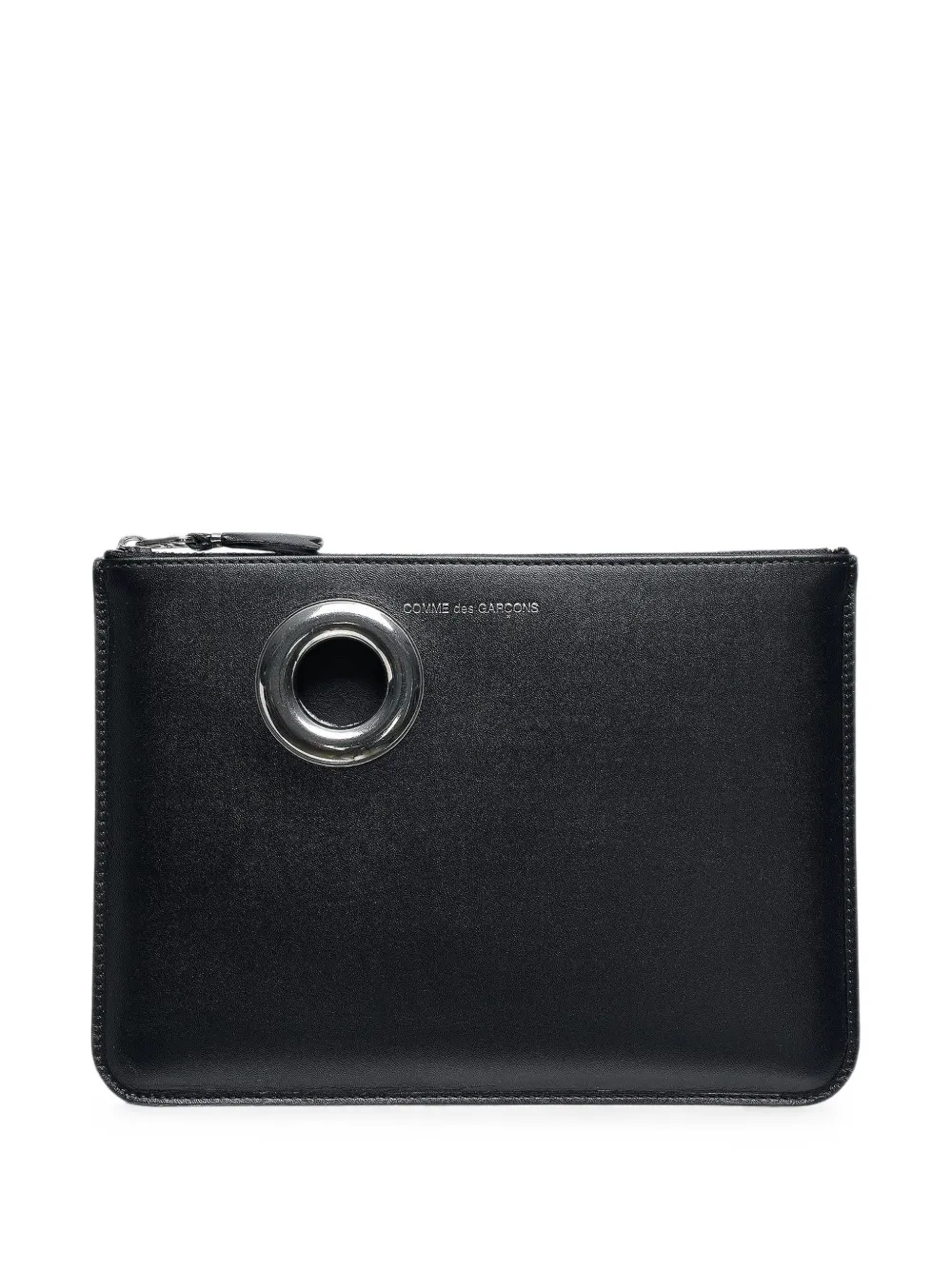 Comme Des Garçons Wallet eyelet-embellished leather wallet - Schwarz