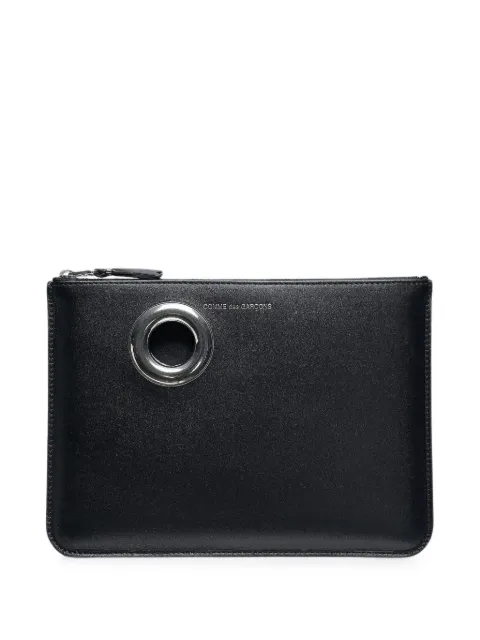 Comme Des Garçons Wallet cartera con ojales