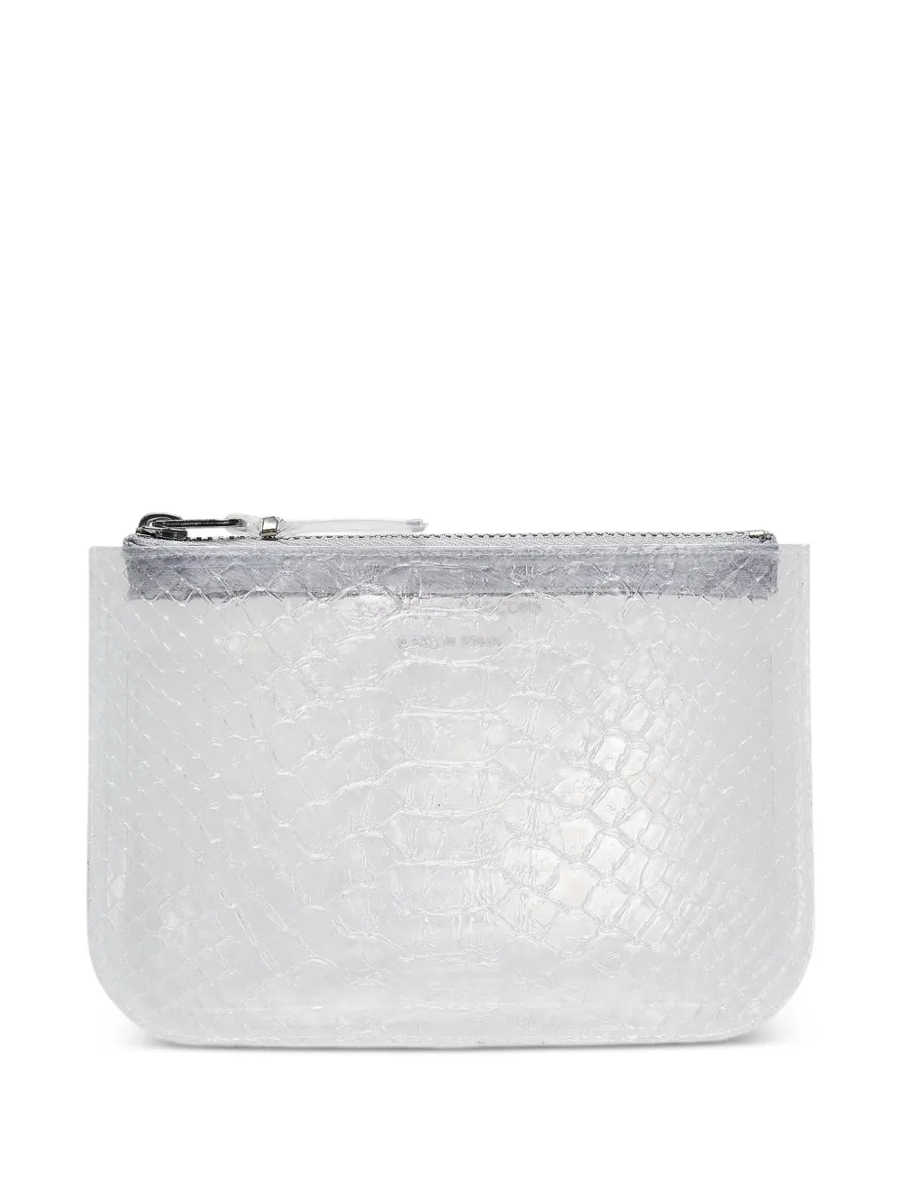 Comme Des Garçons Wallet Snake Line coin pouch - Bianco
