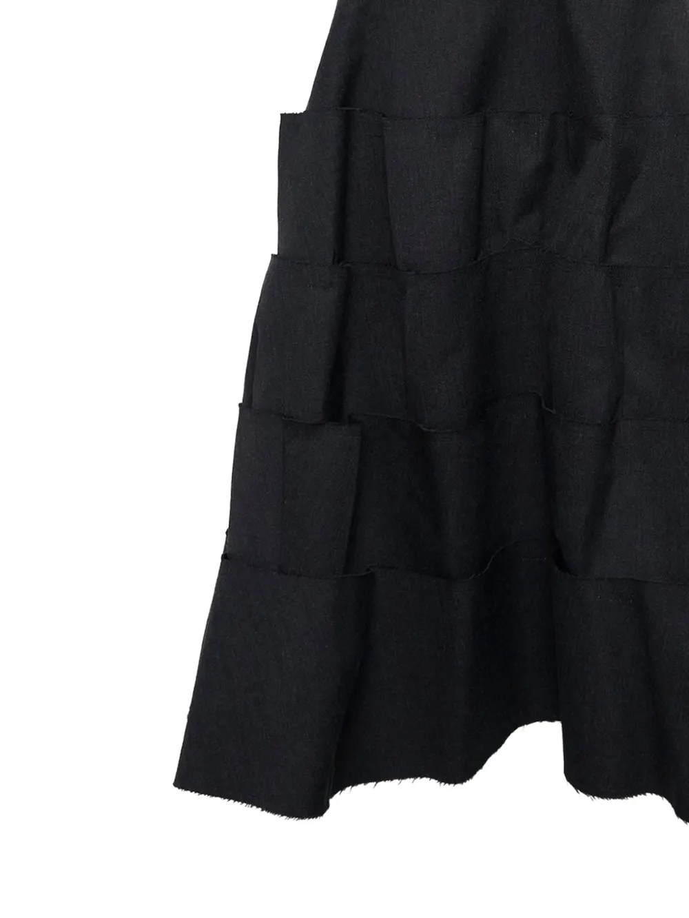 Comme Des Garçons Comme Des Garçons Gelaagde midi-jurk Grijs