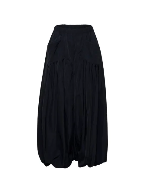 Enföld tucked balloon cropped trousers