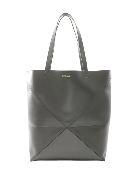 Loewe Pre-Owned 2020-2026 Large Calfskin Puzzle Fold tote bag