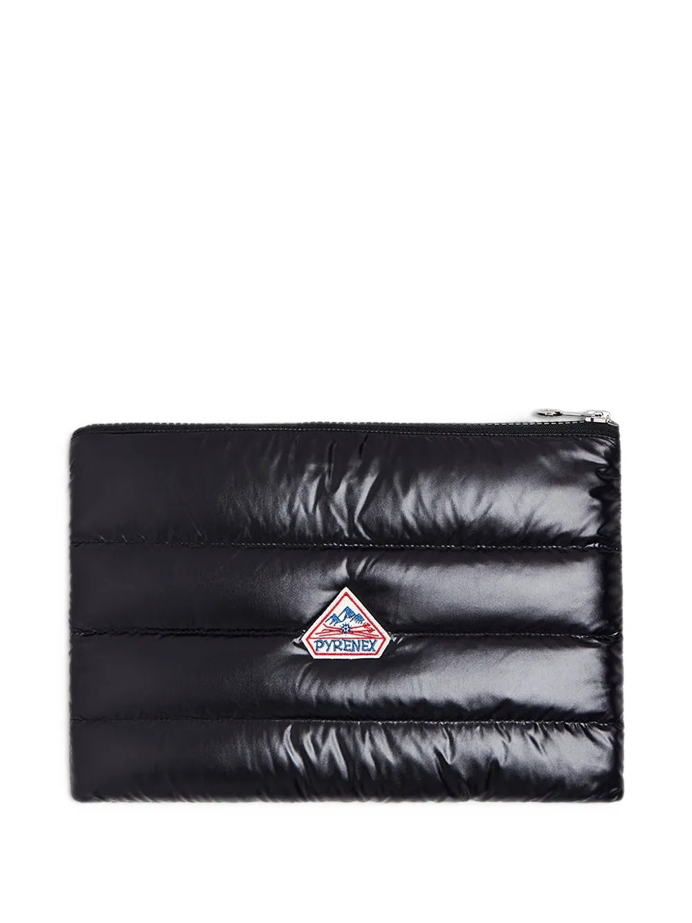 Pyrenex Down quilted logo-patch pouch