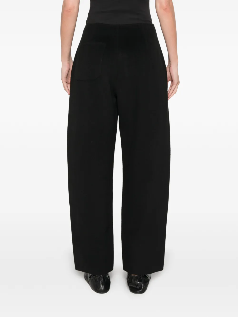 Lisa Yang Straight broek Zwart