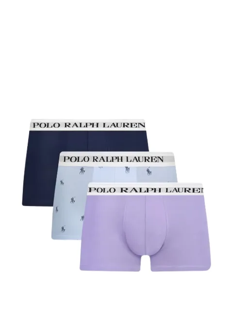 Polo Ralph Lauren pack de tres bóxeres con logo en la pretina