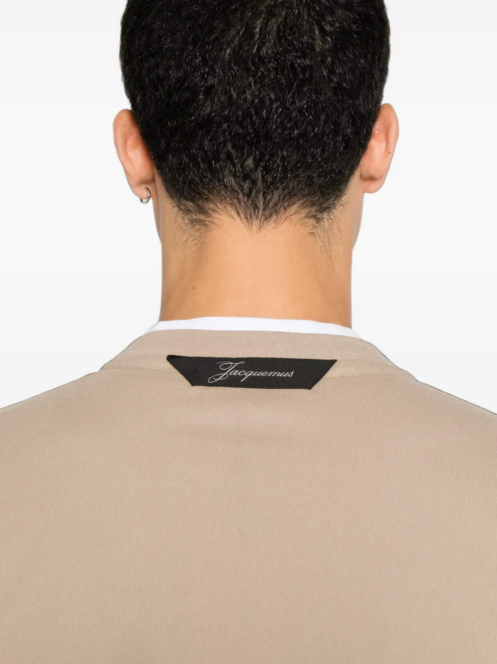 Jacquemus T-shirt met lange mouwen Beige