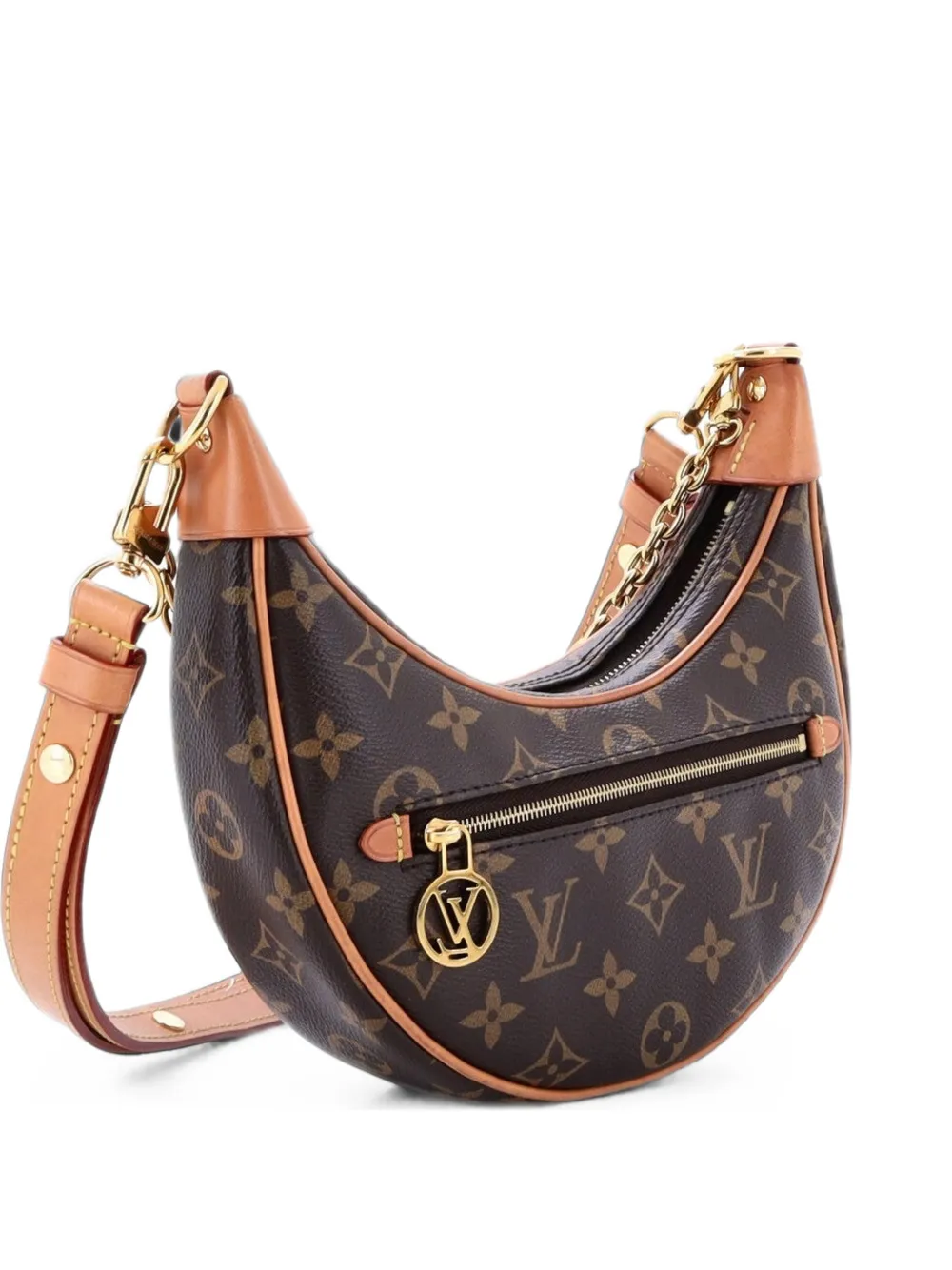 Louis Vuitton Pre-Owned Loop Handbag Monogram Canvas hobo bag - Marrone