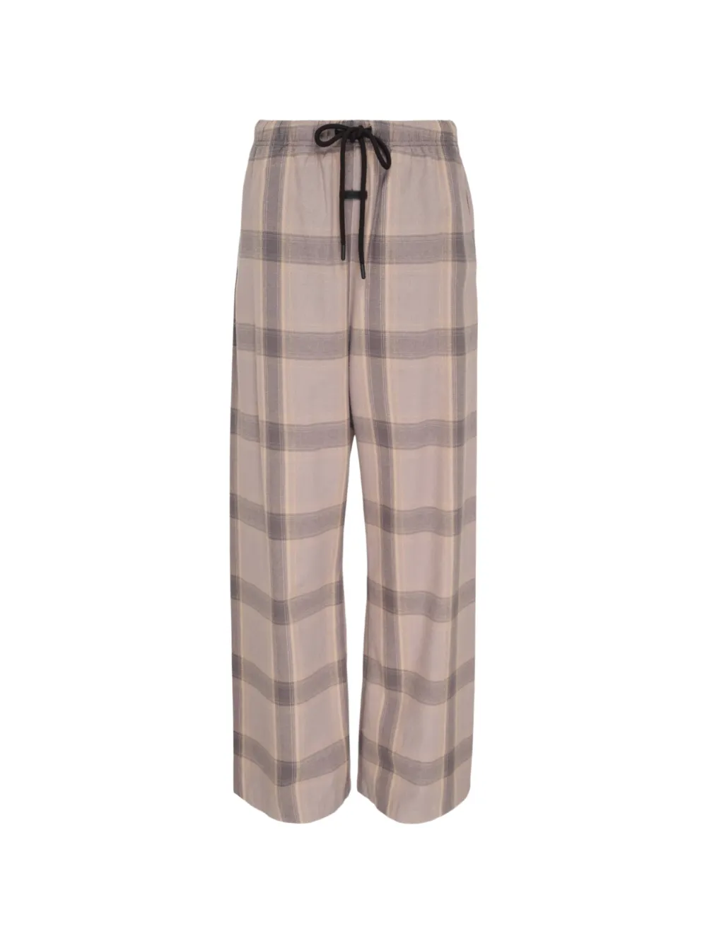 FEAR OF GOD ESSENTIALS flannel lounge pants Beige