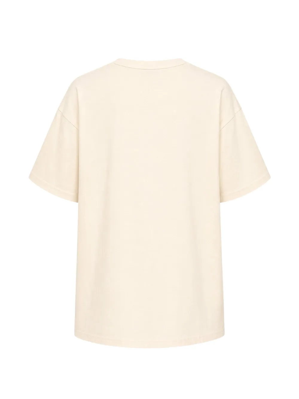 MOTHER Sleep-Over T-shirt met grafische print Beige