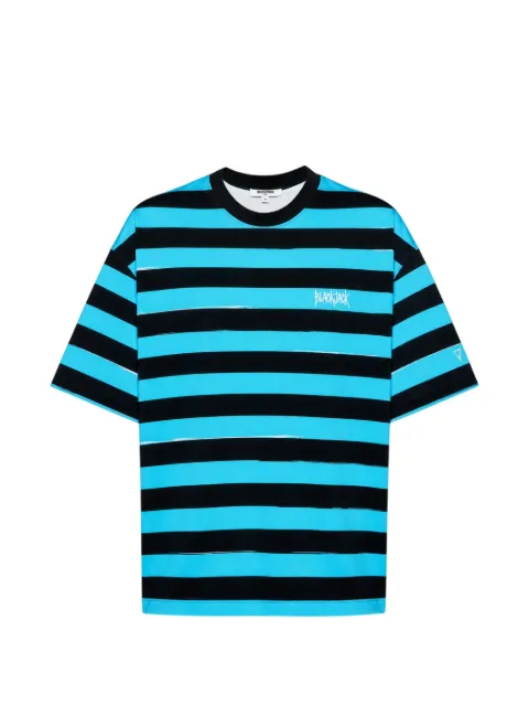Blackjack Menace stripde T-shirt